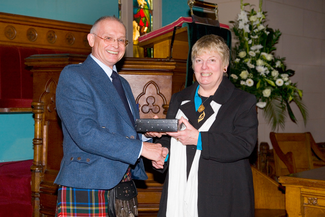 Kirsteen Grant at Luss Parish Church